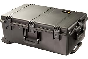 PELI Storm IM2950 Professioneller Transportkoffer für AV Broadcast Ausrüstung, Wasserdicht, 90L Volumen, Mit Schaumstoffeinlage (Anpassbar), Schwarz
