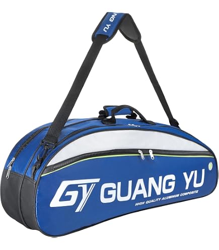 TINAYAUE Sac De Rangement Raquettes Badminton/Tennis 2 à 6 Raquettes - Étui Portable Imperméable