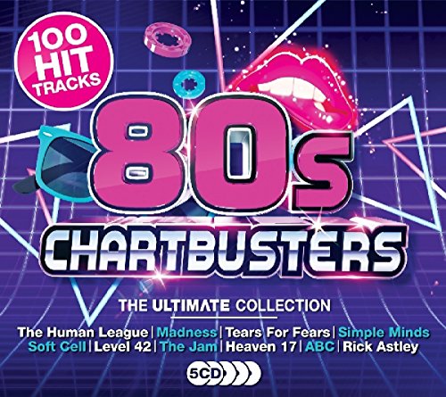 Ultimate 80s Chartbusters. Awesome selection of 100 hits on 5 CDs