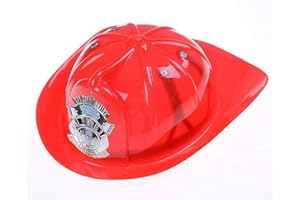 BRIGAMO Casco dei vigili del fuoco americani per bambini, con stemma Fire Chief