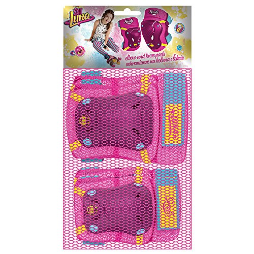 Disney Kinder Elbow Knee Skate Protectors Soy Luna Sports, Mehrfarbig, S - 3