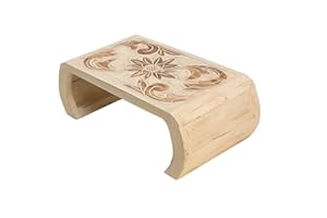 Oriental Galerie Beistelltisch Couchtisch Opiumtisch Brücke Blumentisch Betttisch Laptoptisch Neues Modell Weiß Klein