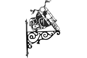 BIRSPPY Steel Images Harley Davidson Ornamental Hanging Bracket
