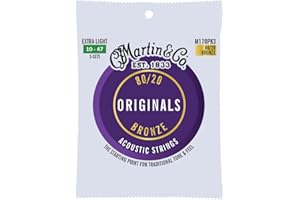 Martin Oryginały - M170PK3 - Acoustic 80/20 Bronze 3-pak Extra Light (10-47)