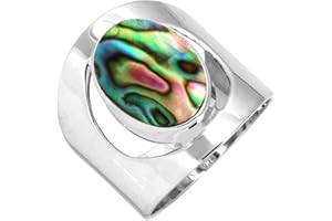 JEWELOPORIUM 925 Sterling Silber Handgemacht Ring for Frau 10x14 Oval Edelstein Costume Silber Schmuck for Gift (99110_R)