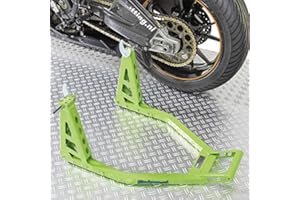 ‎DATONA Datona - Motorrad Ständer Hinterrad MotoGP Montageständer Grün - Verstellbar 24-36 cm - 250 kg Tragkraft - Leicht 3 kg - Für Bobbinaufnahme, Rennstrecke & Garage