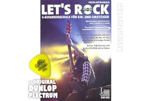 ACOUSTIC MUSIC BOOKS Let's Rock (+CD) inkl. Plektrum - E-Gitarrenschule für Ein- und Umsteiger mit Original-Gitarrenriffs und Soli von Queen, AC/DC, ZZ Top, Deep Purple und Judas Priest in Noten, Tabulatur und Audio-CD-ROM mit 9 Videos (Taschenbuch) von Peter Autschbach (Noten/Sheetmusic)
