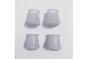 ZARPMA Highchair Feet Silicone Cover for IKEA Antilop Highchair Anti-Slip for Chairs Feet 4 Psc（No Include Chair Feet） (Grey)