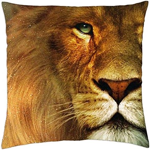 iRocket - Aslan, The Narnia Lion - Throw Pillow Cover (16" x 16", 40cm x 40cm)