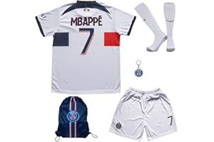 DMDMK Paris Mbappe #7 2023/2024 Heim Trikot Shorts und Socken Kinder und Jugend Größe
