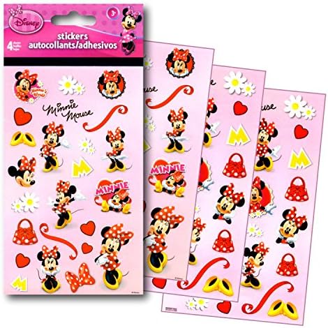 Disney Minnie Mouse Stickers - 4 Sheets