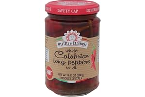 DELIZIE DI CALABRIA Peperoncini Calabresi lunghi piccanti 270gr