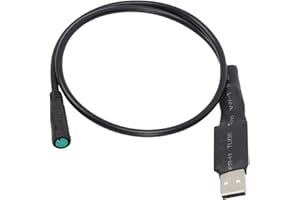 Forbestcy Cable de programación USB para Bafang Mid Drive Motor Kit BBS01 BBS02 BBS03 BBSHD Motor de bicicleta eléctrica