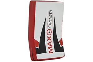 MAXSTRENGTH Kick Strike Shield for Kickboxing Training | Curved Muay Thai Kicking Pad, Strike Body Shield | Great for MMA, Martial Arts, Karate Workout (Single)