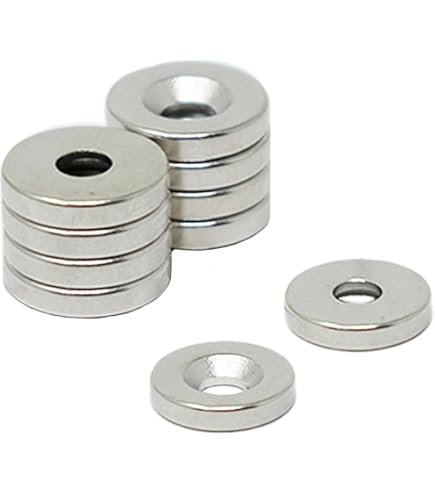 First4magnets F2042-10 neodymium magneten 20 x 4 x 2 mm dikke N42-1,9 kg trekken (verpakking van 10), zilver, 25 x 10 x 3 cm, stuk