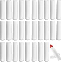 30 Leere Lippenstifthülsen Zum Selbstbefüllen – DIY Set Für Lippenpflege, Balsam & Mehr