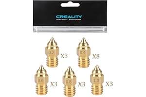 LANKEGU 20 pieces brass nozzle set for Ender 3 S1, 3D printer, 8 pieces 0.4 mm and 3 pieces 0.2 mm, 0.6 mm, 0.8 mm, 1.0 mm nozzle kit for Ender 3/Pro/V2/Max/Neo, Ender5/Pro/Plus, Ender 6