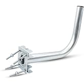 DOJA Barcelona | Balcony L Bracket for Antenna | 33 x 25 cm | Pack 1 | Antenna Holder L
