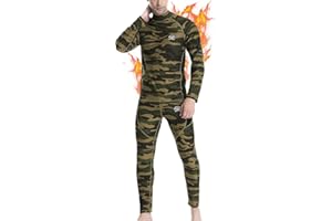 MEETWEE Ropa Interior térmica Hombre, Conjuntos térmicos, Camiseta Térmica Hombres Manga Larga Pantalones Largos para Esquí, Montaña, Ciclismo, Fitness