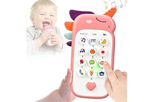JoyJoyful Giochi Telefono Neonato 6-9 Mesi, Gioco Musicali Bambino 1 Anno, Giochi Montessori Educativi 1 Anno, Elettronici per l'apprendimento, Regali Compleanno Dentizione Precoci per 7 8 10 12 Mesi