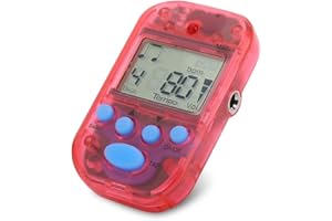 Sharainn Mini metronomo Facile da Usare, metronomo a 5 Colori, metronomo Digitale LCD M50 metronomo Digitale, per Piano Trappola Batteria Chitarra per Beth