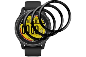 Beukei Panzer Schutz Glas für Garmin Venu, 3 Stück Panzer Schutzfolie[3D Vollständige Abdeckung][9H Härte][Fingerabdruck kompatibel] Displayschutzfolie
