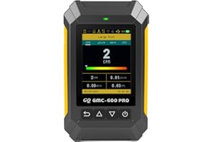 GQ GMC-600 PRO Geiger-mätare, nukleär strålningsdetektor, dosimeter för alfa, beta, gamma, röntgen, bärbar strålningsmonitor