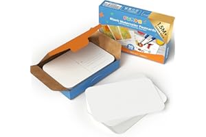 Funto Blank Watercolour Paper Postcards 50 Cards A6 (4" x 6") 300gsm Acid Free Heavy Art Paper for Thank You Cards and Greeting Cards