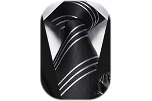 HISDERN Cravatta Uomo Elegante A Pois Fazzoletto Matrimonio Classico Formale Cravatte E Fazzoletti Da Taschino Set Per Festa Lavoro Affari