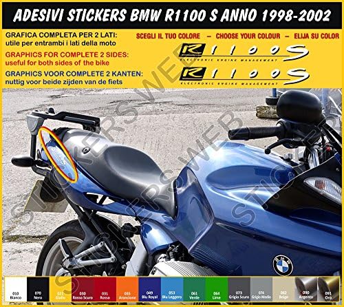 Stickers Stickers BMW R1100S (Year 1998 – 2002) Fairing Kit Replica Compatible Cod. 0306