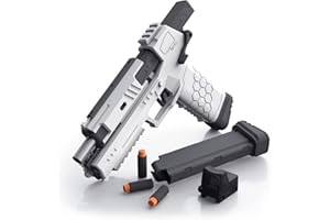 Tovol Zerky Pistole a gommapiuma proiettili morbidi giocattolo con cartucce Magazine Soft Foam Blaster con Dart Scope for Kids Youth Teens