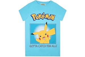 POKÉMON Pokemon Pikachu 'Gotta Catch Em All' Boys Kid's Blue T-Shirt Top