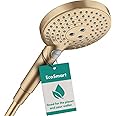 hansgrohe 26531140 Raindance Select S Hand Shower 120 3Jet EcoSmart 9 l/min Brushed Bronze, 3 Water-Saving Sprays