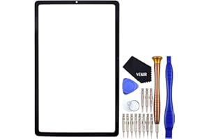 VEKIR Noir SM-P610 Écran en Verre extérieur Remplacement pour Samsung Galaxy Tab S6 Lite SM-P615 SM-P610N