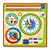 Lelin Wooden Calendar Clock Childrens Learning Educational Weather Seasons Toy