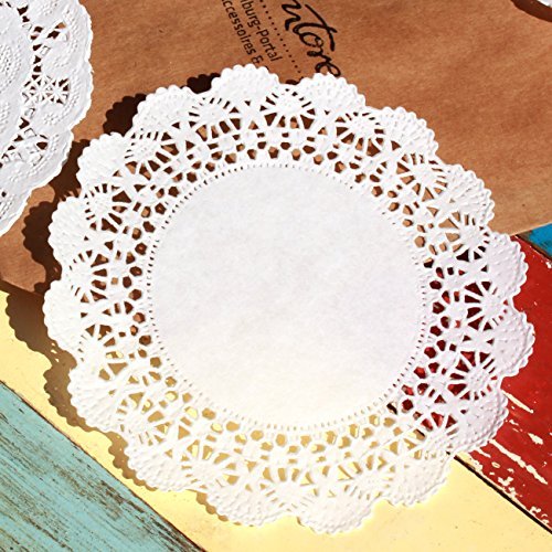 Doilies - 30 Spitzenuntersetzer für Muffins & Törtchen mit hübschen Design - von Kontorei®