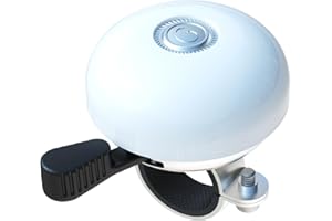 Greallthy Timbre de Bicicleta Retro y Robusto, Ruidoso para Bicicleta, Bonito Color, Resistente a la corrosión e Impermeable para manillares de 22,2 a 28,6 mm.