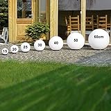 SSITG 30cm Kugelleuchte Kugellampe Außenlampe Außenleuchte...