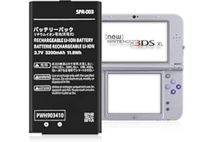 HUAENG SPR-003 - Batteria di ricambio agli ioni di litio (2024), ultra alta capacità, 3200 mAh, per console 3DS XL 3DS LL SPR-003 e New 3DS XL RED-001