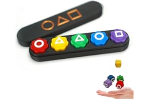 Siebkorb - Juego coreano gonggi, juego tradicional coreano, juego de piedras gonggi de 5 piezas (5 piezas + base E)