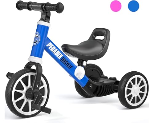 Dreamade Velo Bebe Draisienne Evolutive Porteur Bebe Baby Walker Pour Enfants 1 3ans Avec Pedales Antiderapants Hauteur Reglable Confortable Siege Charge Maximale 30kg Rouge Et Noir Amazon Fr Jeux Et Jouets