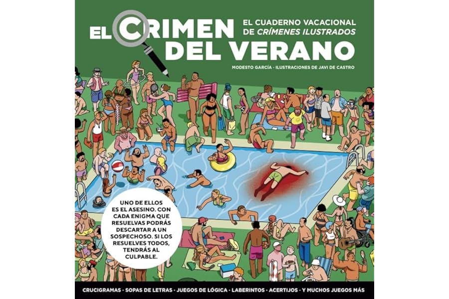 El crimen del verano 1: Resuelve más de 70 pasatiempos y encuentra al asesino antes de que acabe el verano. (Obras diversas)