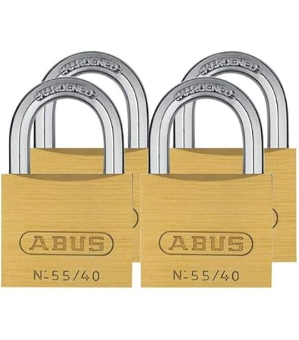 legunto® 3 x gelijksluitend hangslot met sleutel. Zeer stevige, inbraakwerende hangslotenset van staal met 18 sleutels die op elk slot in de set passen - hangslot, lockerslot, sleutelhangslot