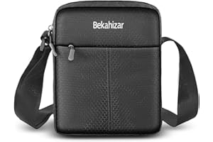 Bekahizar Shoulder Bag Small Messenger Bag Lightweight Cross Body Bags Casual Travel Phone Bag for Men Women Teens Walking Day Hiking