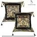 Produktbild ganesham Handwerk – Home Dekorative handgefertigt Vintage Silk Brocade Zari Elefant Kissenbezug Ethnic Traditionelle Kissenbezug Boho Chic Bohemian Sofa Überwurf Kissen Fall indischen Kissen Einsatz