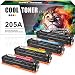 Produktbild Cool Toner Kompatibel Toner Cartridge Replacement für HP CF530A CF531A CF532A CF533A 205A für HP Color Laserjet Pro MFP M180n M180nw M181fw, HP Color Laserjet Pro M154nw M154a, HP M180n Toner M154nw
