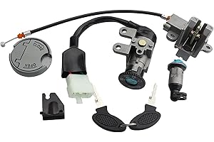GOOFIT Ignition Switch Key Set Replacement For GY6 49cc 50cc Chinese Scooter Moped