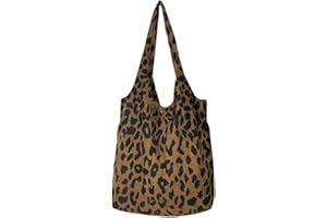 Bontannd Sac Imprimé Léopard Épaule Souple Grand Fourre-tout Sac À Main Voyage Satchel Sac De Shopping Pour Les Femmes