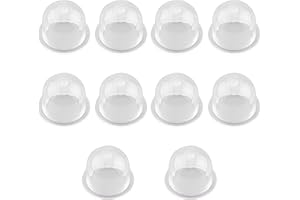 Niuhong 10 Pcs Pompe d'Amorçage Pompe Ampoule Carburateur Remplacer Huile Carburateur Tondeuse à La Tronçonneuse Pompe à Essence Carburateur Pompe Universelle en Plastique Poire Piston Accessoires