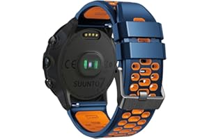 KINOEHOO Cinturino Compatibile con Suunto 7/con Suunto 9 Baro/con Suunto 9/con Suunto Spartan Sport Wrist HR/con Suunto D5 Cinturini di Ricambio.